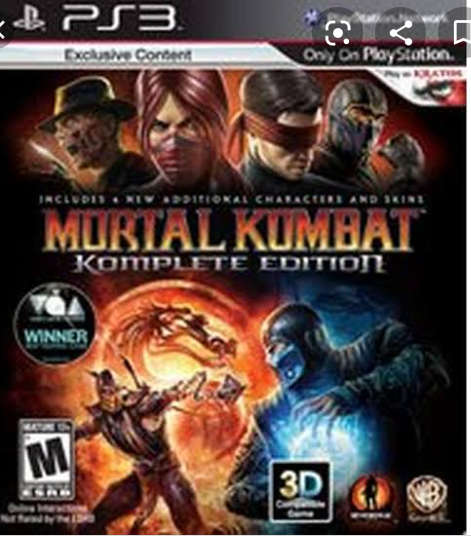 Mortal Kombat Komplete Edition and X-Men Destiny (PS3 Games Bundle)