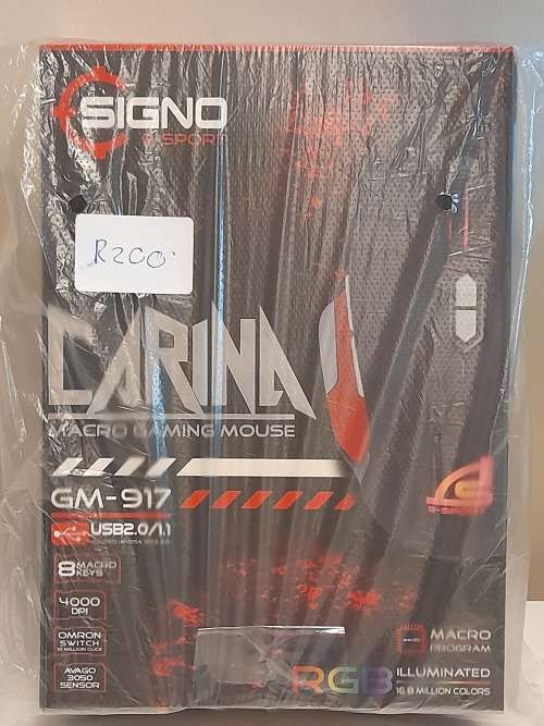 SIGNO MACRO GAMING MOUSE (WIRED)