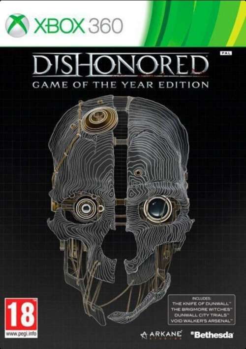 Dishonored : Game of the Year Edition (XBOX 360) - NEXT BUSINESS DAY SHIPPING!
