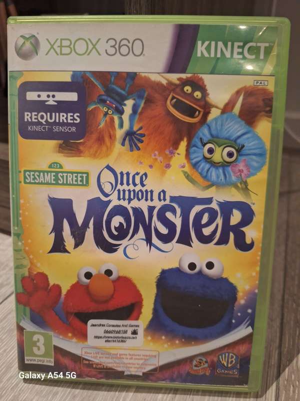 Sesame Street Once Upon A Monster (XBOX 360) - (REQUIRES KINECT SENSOR)- NEXT BUSINESS DAY SHIPPING!