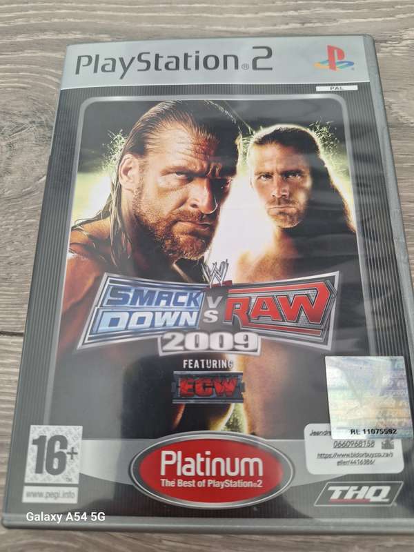 WWE SmackDown vs Raw 2009 (PS2) - NEXT BUSINESS DAY SHIPPING!