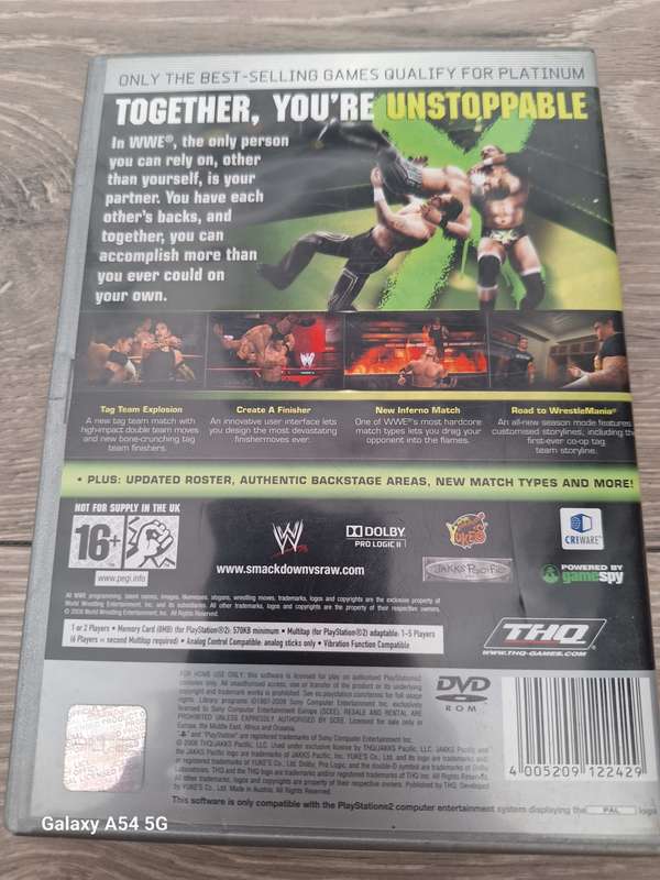 WWE SmackDown vs Raw 2009 (PS2) - NEXT BUSINESS DAY SHIPPING!