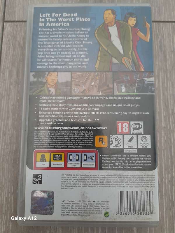Grand Theft Auto : Chinatown Wars (PSP) - NEXT BUSINESS DAY SHIPPING!