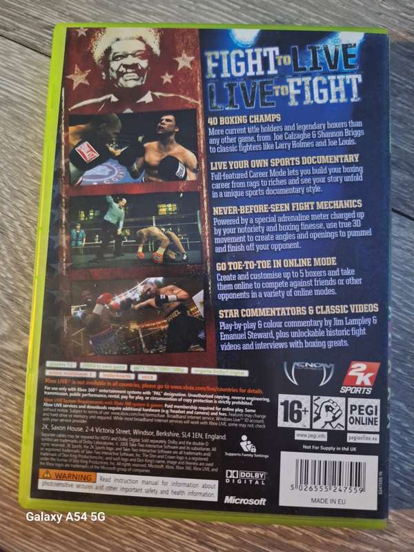 Don King Presents Prizefighter (XBOX 360) - NEXT BUSINESS DAY SHIPPING!