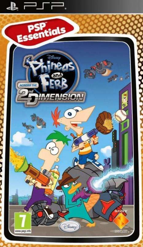 Phineas and Ferb Across the 2nd Dimension (PSP) - NEXT BUSINESS DAY SHIPPING!