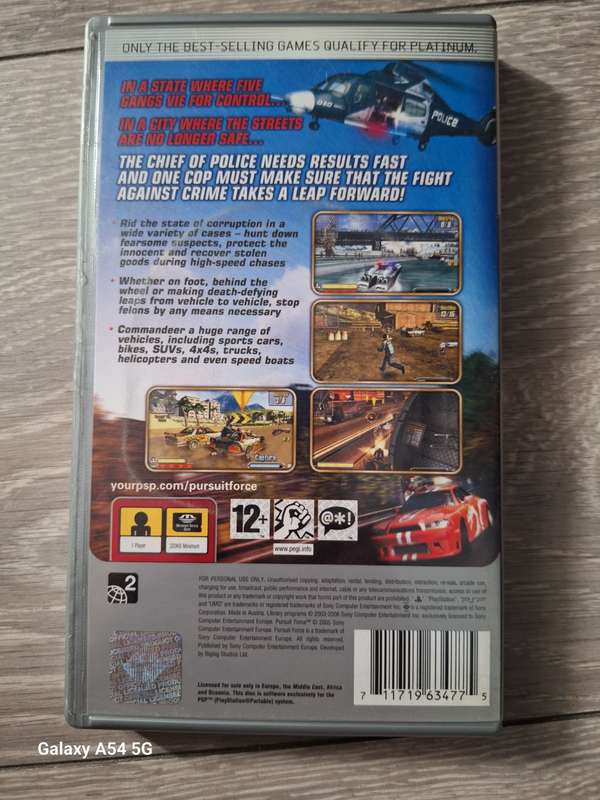 Pursuit Force (PSP) - NEXT BUSINESS DAY SHIPPING!