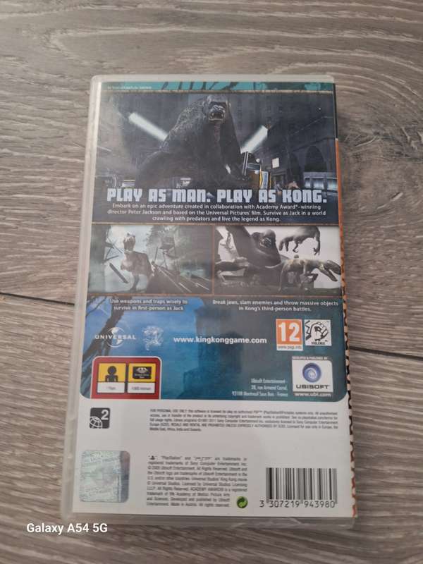 Peter Jackson`s King Kong The Official Game of the Movie (PSP) - NEXT BUSINESS DAY SHIPPING!