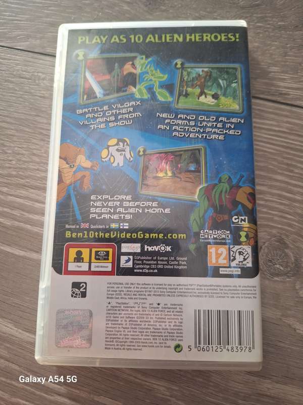 Ben 10 Alien Force : Vilgax Attacks (PSP) - NEXT BUSINESS DAY SHIPPING!