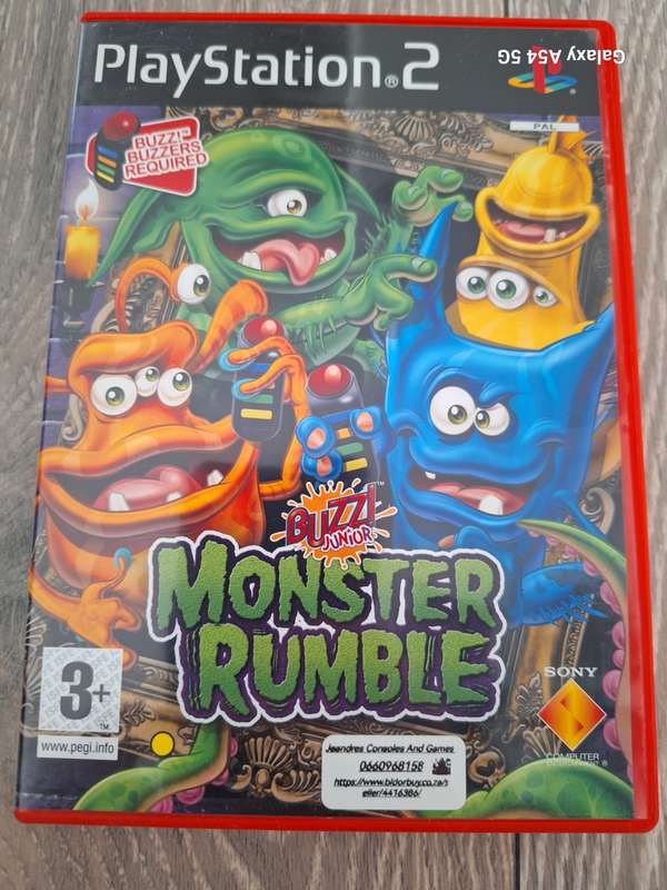 Buzz! Junior : Monster Rumble (PS2) (REQUIRES BUZZ BUZZERS) - NEXT BUSINESS DAY SHIPPING!