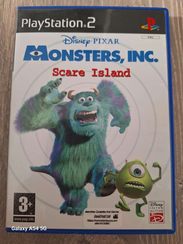 Disney/Pixar Monsters , Inc. Scare Island (PS2) - NEXT BUSINESS DAY SHIPPING!