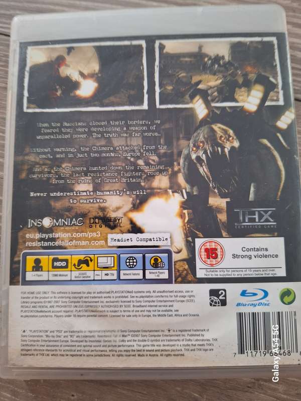 Resistance : Fall of Man (PS3) - NEXT BUSINESS DAY SHIPPING!