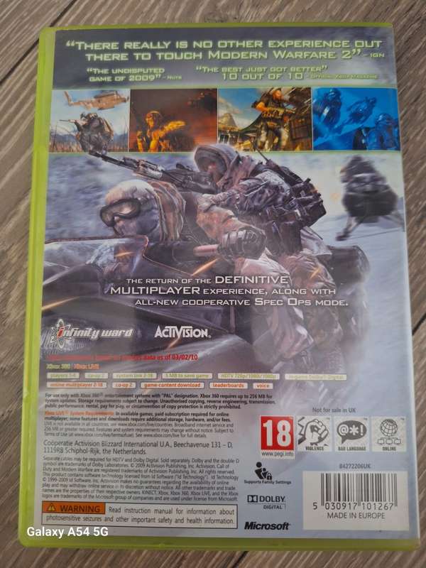 Call Of Duty Modern Warfare 2 (XBOX 360) - NEXT BUSINESS DAY SHIPPING!