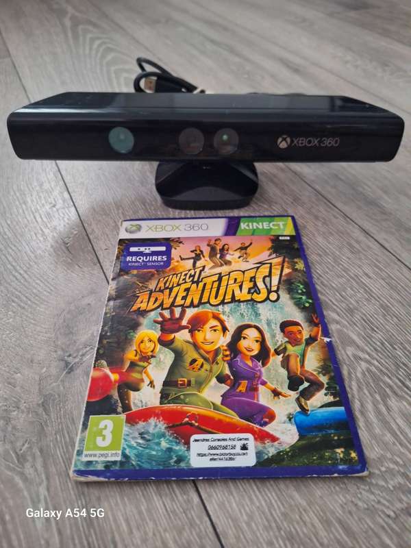 Kinect Sensor with Kinect Adventures Game (XBOX 360) / XBOX 360 KINECT WITH GAME - 14 DAYS WARRANTY!