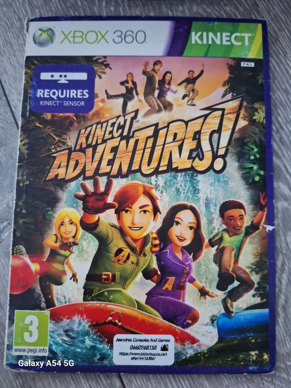 Kinect Sensor with Kinect Adventures Game (XBOX 360) / XBOX 360 KINECT WITH GAME - 14 DAYS WARRANTY!