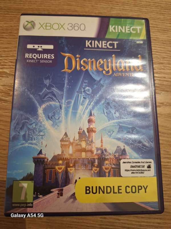 KINECT : Disneyland Adventures - Bundle Copy (XBOX 360) (REQUIRES KINECT SENSOR)