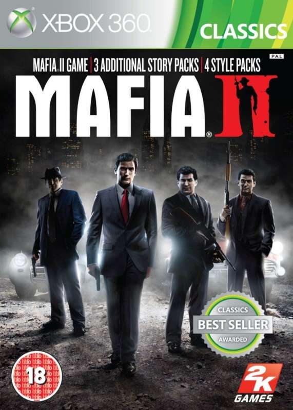Mafia II (XBOX 360) (COVER CLASSICS - DISC ORIGINAL) - NEXT BUSINESS DAY SHIPPING!