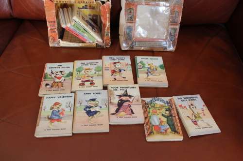 1949 first edition boxed set of Tiny Nonsense Stories