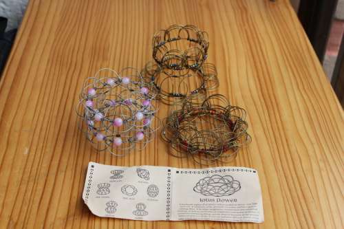 Set of 3 Beautiful hand made meditation lotuses