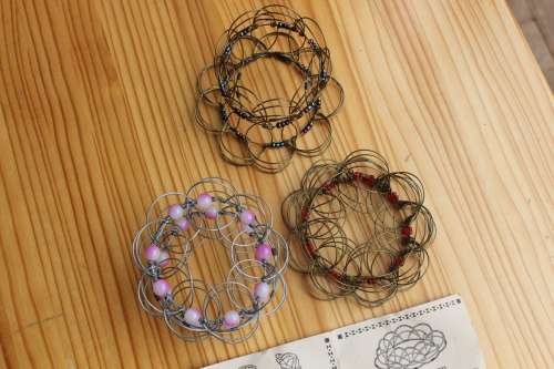 Set of 3 Beautiful hand made meditation lotuses