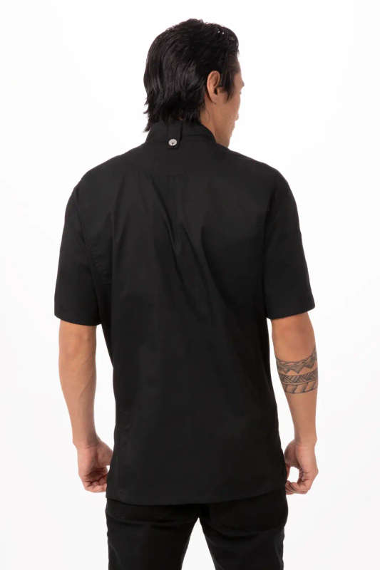 Chef Works Springfield Womens Chef Jacket - Black (XL)