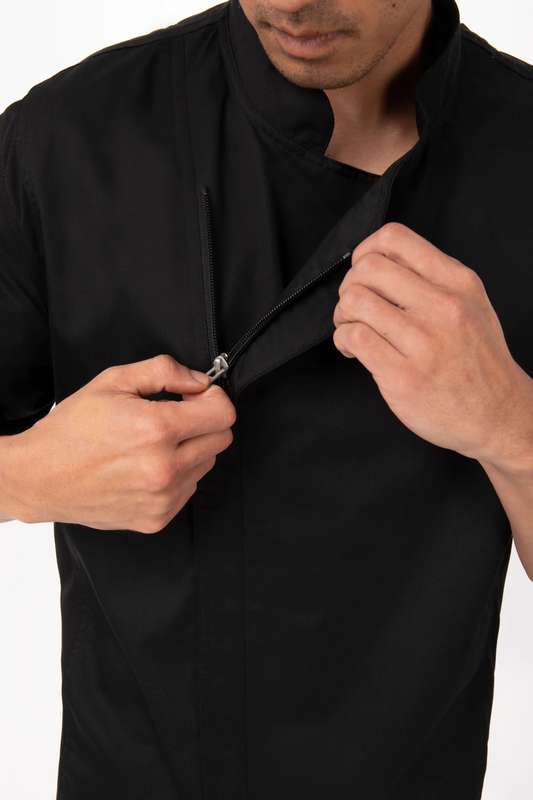 Chef Works Springfield Womens Chef Jacket - Black (XL)