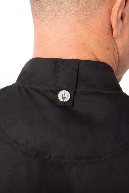 Chef Works Springfield Womens Chef Jacket - Black (XL)