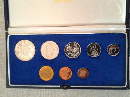 1974 SA Proof Set in Original SA Mint box Mintage 4000