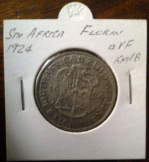 SA Union silver Florin 1924