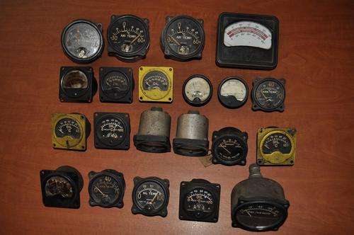 Vintage Aircraft Gauges - Various X 21 - 2nd World War?