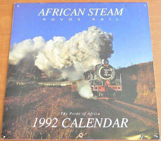 1992 Rovos Rail Calendar