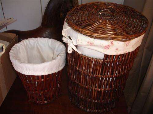 Gorgeous washing basket and matching bin