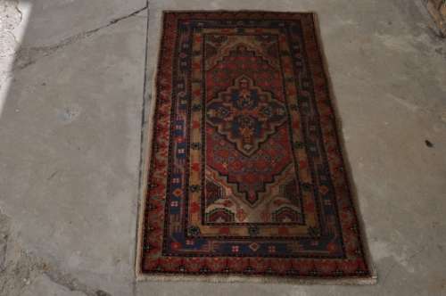 AWESOME VINTAGE HANDMADE PERSIAN CARPET 72X138 CM