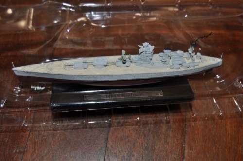 ATLAS DIECAST WARSHIP IN MINT CONDITION,BOXED,HMS RODNEY