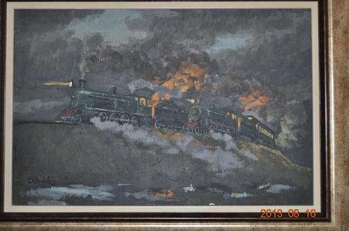 CRAZY START R1 !!! AMAZING OIL ON BOARD BY JM ENGLISH 1977