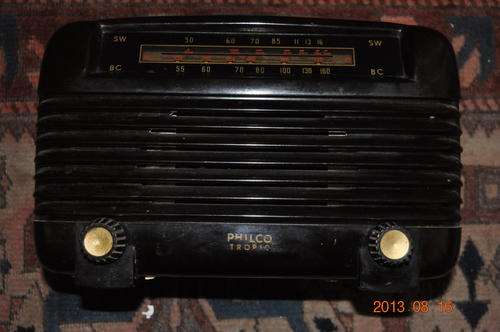 CRAZY START R1 !!! BEAUTIFUL AMERICAN BAKELITE RADIO C 1950s