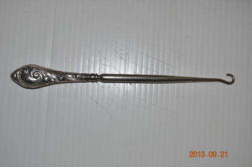 CRAZY START R1 !!!!.STERLING SILVER HALLMARKED CORSET HOOK