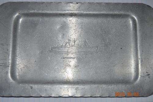 CRAZY START R1 !!!! VERY RARE EDINBURG CASTLE ALUMINIUM TRAY