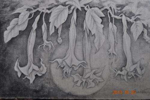 CRAZY START R1 !!!! STUNNING BARBARA TYRRELL MIXED MEDIA ON CANVAS