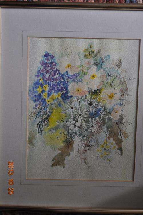 CRAZY START R1 !!!! LOVELY WATERCOLOR BY MARGERET HIBBS
