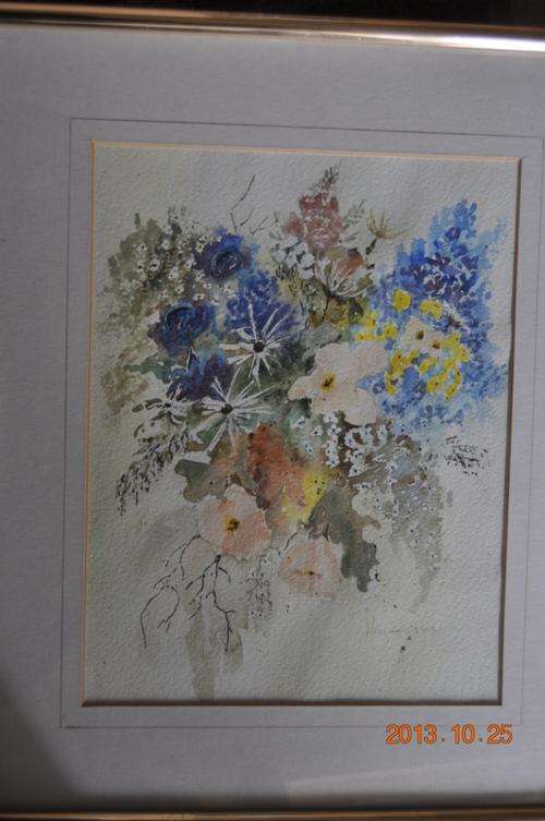 CRAZY START R1 !!!! LOVELY WATERCOLOR BY MARGERET HIBBS