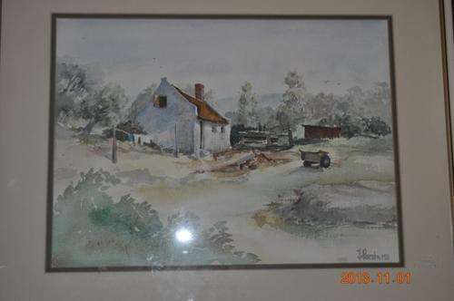 CRAZY START R1 !!!! STUNNING WATERCOLOR BY JO EBERSOHN (MAMRE 1981)