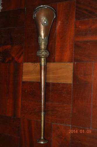 STUNNING!!!!ORIENTAL HUNTING HORN 47cm long