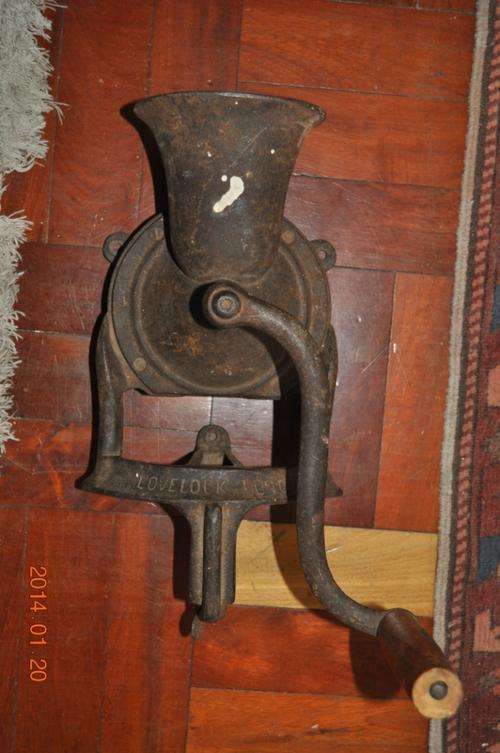 OLD!!! BRITISH COFFEE GRINDER !!! LOVELOCK LONDON