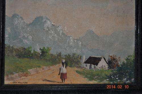 GORGEOUS!!!OIL ON BOARD BY LEN MILLARD