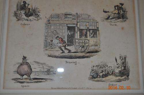 CARTOON PRINT PUBLISHED in 1826