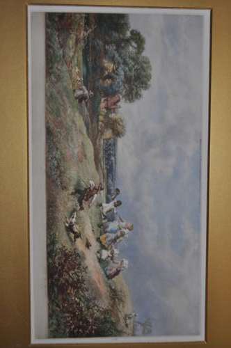 BEAUTIFUL!!!! SIGNED,COLORED PRINT BY WILL HENDERSON,published in Liverpool 1929