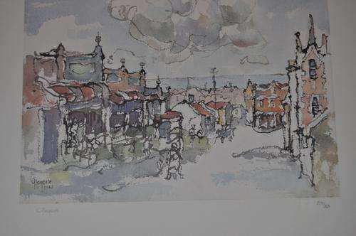 STUNNING SIGNED AND NUMBERED PRINT OF DISTRICT SIX BY GREGOIRE BOONZAIER 537 OF 850