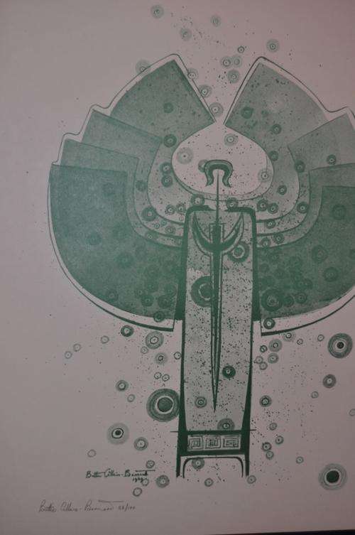 STUNNING SIGNED LITHOGRAPH BY FAMOUS BETTY CILLIERS-BARNARD,NUMBERED,PROOF STAMP,VALUE R16.000
