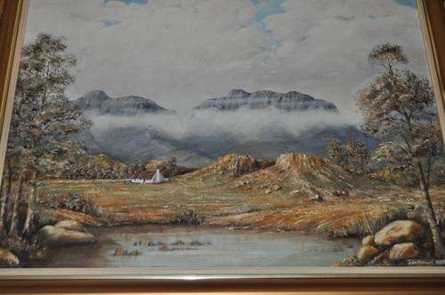AMAZING AND VERY DETAILED OIL ON BOARD BY JOHN POOLE