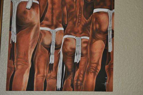 STUNNING OIL ON CANVAS BY KILA